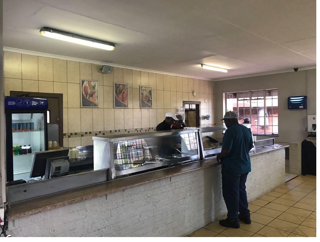 Lakama catering counter serving workforce
